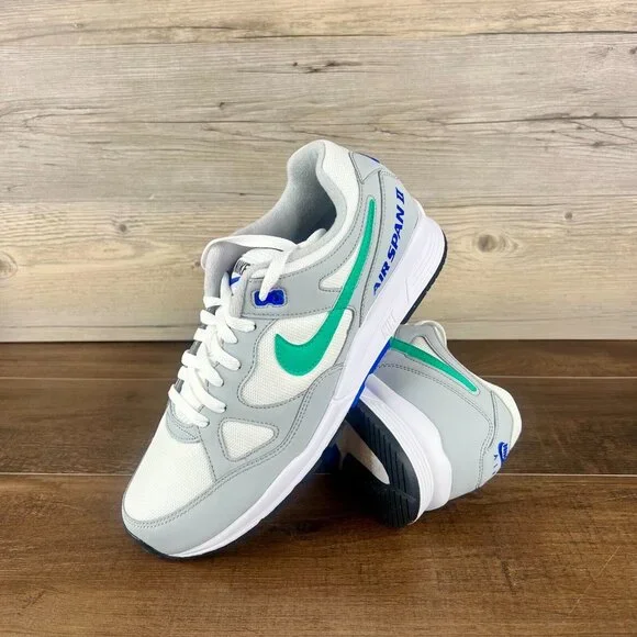 Nike Shoes Nike Air Span Mens Size Wolf Grey Clear Emerald